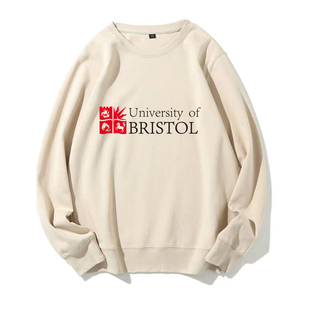 英国布里斯托大学圆领卫衣University of Bristol布大纪念品外套