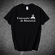 Montréal短袖 加拿大蒙特利尔大学Université T恤纪念品男女t