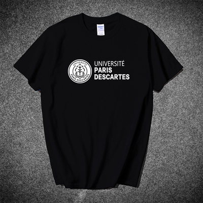 巴黎第五大学T恤短袖纯棉