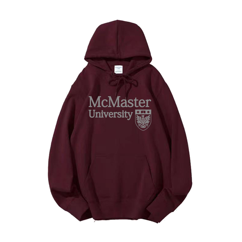 Z-YS定制麦克马斯特大学连帽卫衣McMaster University纪念班服绒
