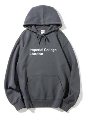 伦敦帝国理工学院大学IMPERIAL COLLEGE LONDON连帽卫衣加绒保暖