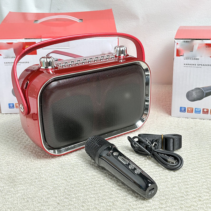 捡漏便携式移动手提音箱插卡充电蓝牙晨练音响户外广场舞超长播放