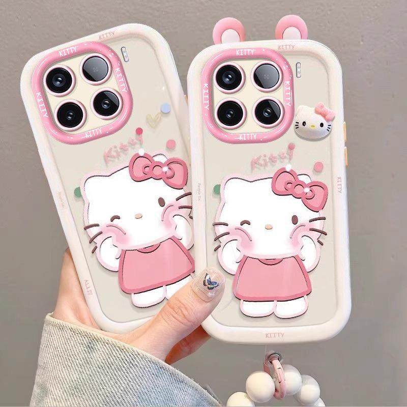 爱心KT猫适用小米15手机壳14ultra新女款13Pro可爱卡通风12X高级感带手炼MIUI11全包硅胶防摔10S小清新保护套,3C数码配件,手机保护套/壳,淘宝优惠券,粉丝福利购,淘宝优惠卷
