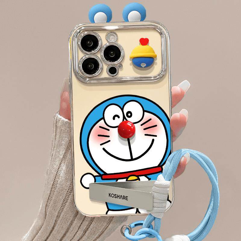 电镀大视窗哆啦公仔适用苹果15promax手机壳iphone14/13新款华为mate60pro女P70全包OPPOReno12/VIVOS19/小米,3C数码配件,手机保护套/壳,淘宝优惠券,粉丝福利购,淘宝优惠卷