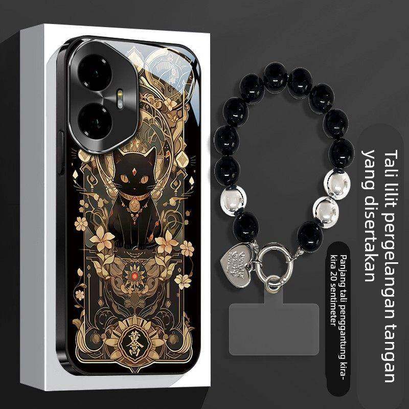 适用华为荣耀300手机壳400招财猫200新款女100高级感90GT网红爆款80SE全包防摔70带挂绳60电镀玻璃honor外壳,3C数码配件,手机保护套/壳,淘宝优惠券,粉丝福利购,淘宝优惠卷