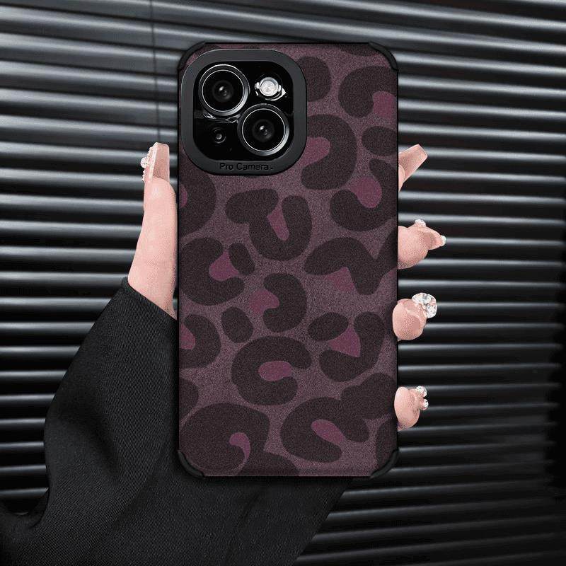 瞳眼翻毛皮蓝粉豹纹适用苹 果16promax手机保护壳iphone15/14新款华为P70豹纹mate60pro女荣耀200/Reno12/S19,3C数码配件,手机保护套/壳,淘宝优惠券,粉丝福利购,淘宝优惠卷
