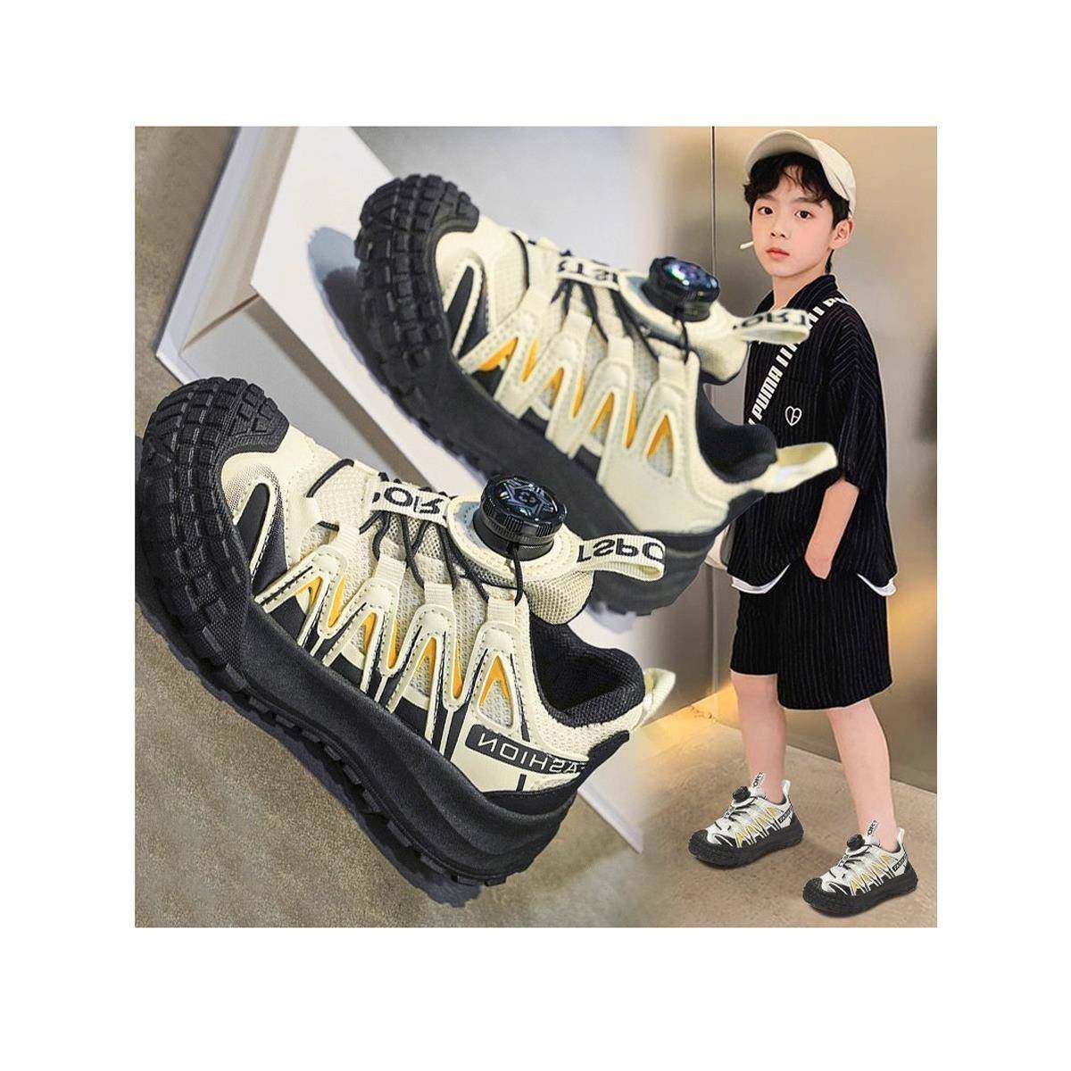 男童运动鞋2025秋季儿童旋转纽扣老爹鞋中大童跑步鞋男孩软底板鞋,童鞋/婴儿鞋/亲子鞋,板鞋,淘宝优惠券,粉丝福利购,淘宝优惠卷