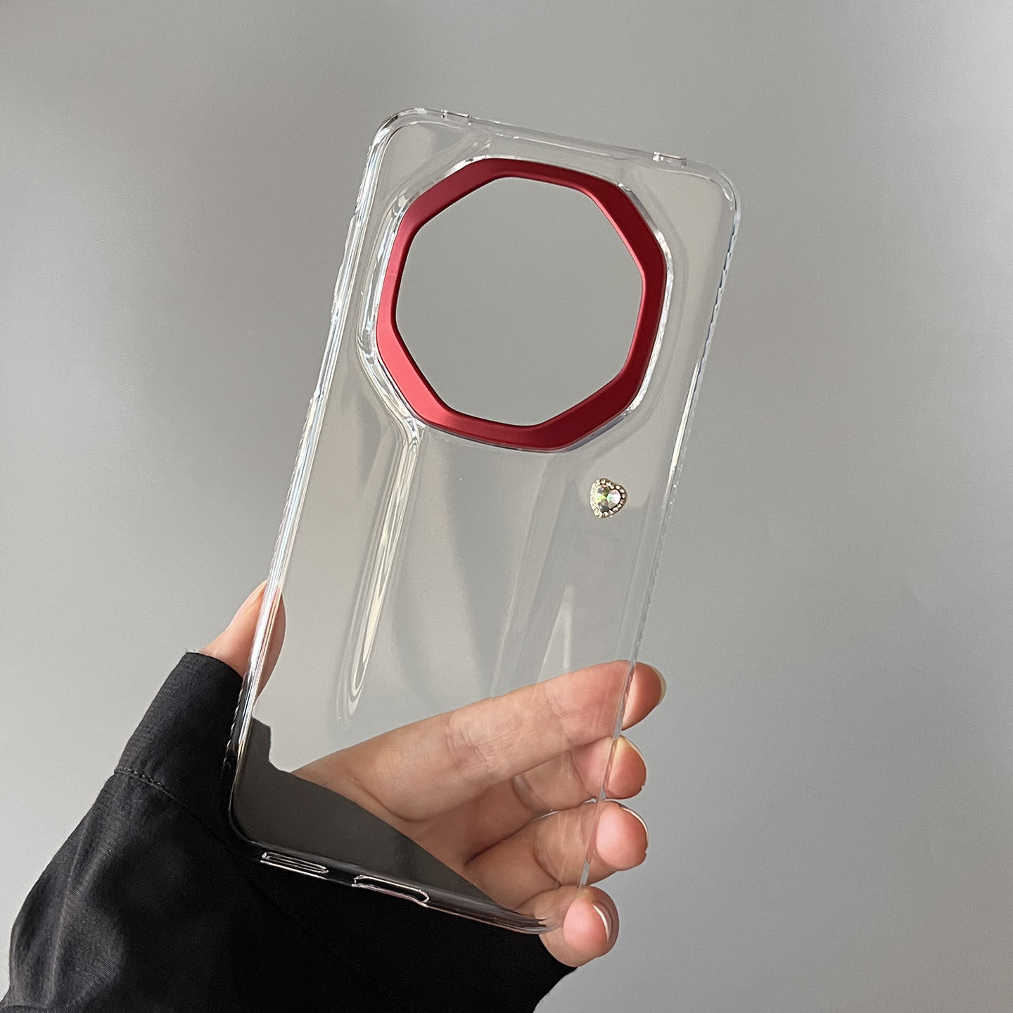 适用华为mate70rs手机壳超薄透明新款mete80rs非凡大师防摔保护套立体水钻爱心mate60RS保时捷时尚高级感外壳