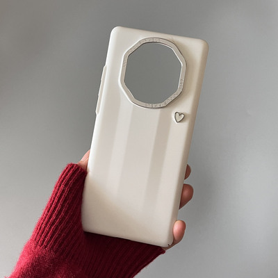 适用华为mate40RS手机壳新款高级感立体爱心mate50RS简约磨砂超薄大孔保护套50RS保时捷个性创意女款防摔外壳