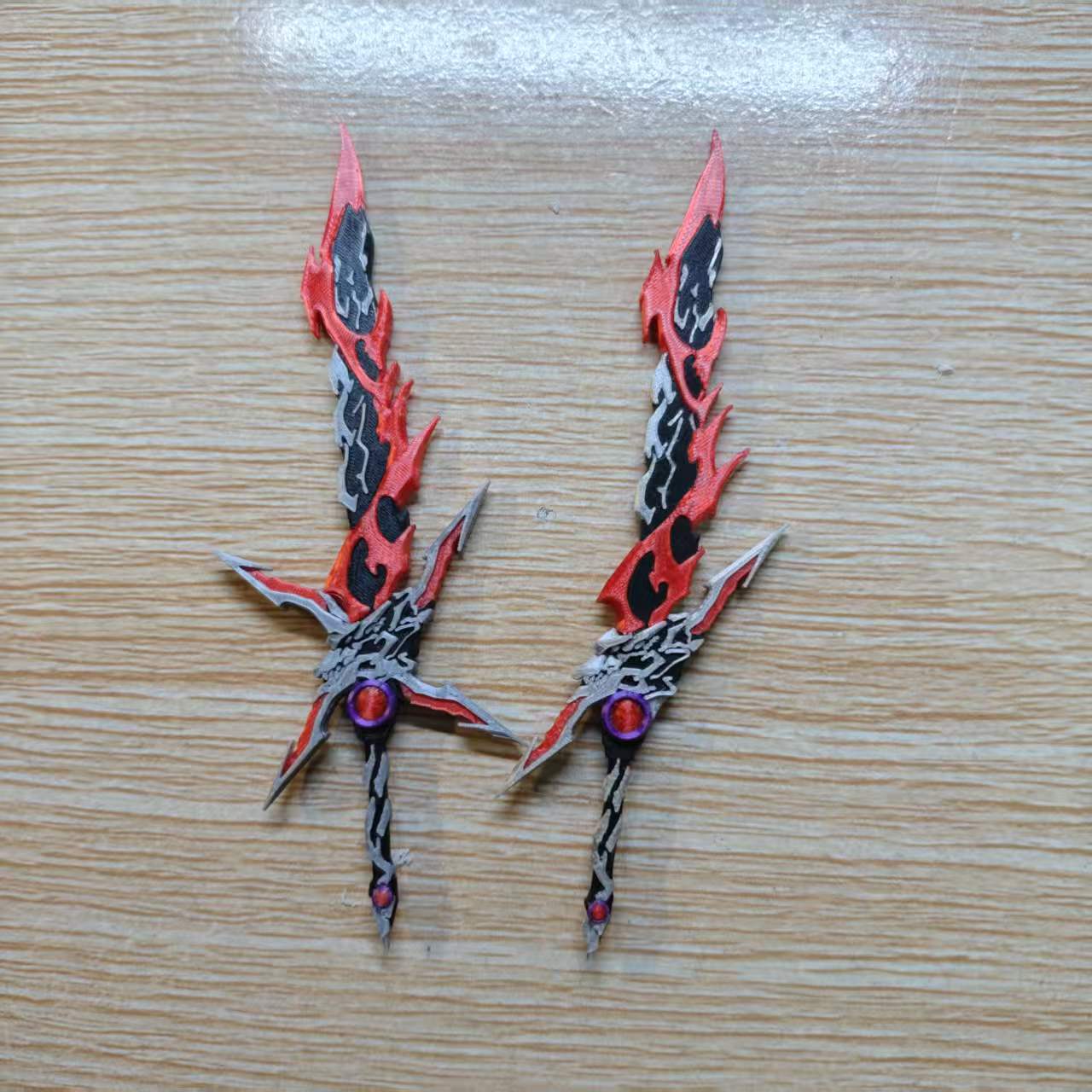1/12 铠甲勇士刑天暗黑形态武器 魔天剑打印件 模型手办道具配件
