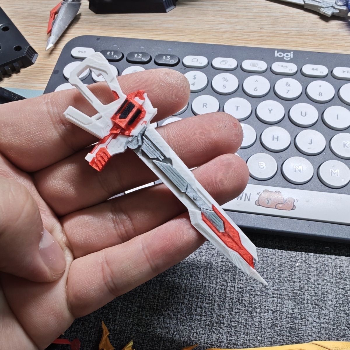 假面骑士极狐Mk9 枪剑 升级版1/12适配寿屋机娘 高达 Shf通用武器