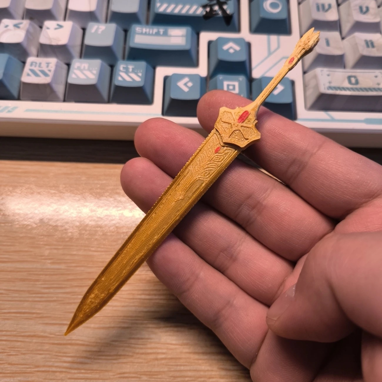 崩坏3 黄金轩辕剑 1/12模型武器改价 通用装备包 高达机娘兵人