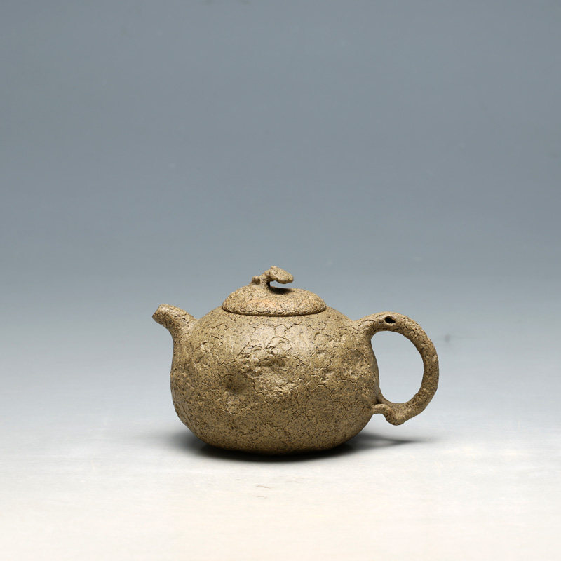 宜兴紫砂壶 陈祖桥纯全手工 240cc灵芝供春壶 茶壶明理茶艺