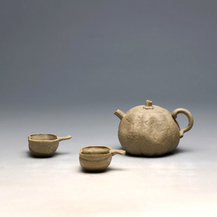 茶壶 明理茶艺 段泥纯手工瓜瓞套具240CC 宜兴紫砂 茶具 董惠山
