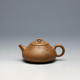 宜兴紫砂壶 储亚军刻松趣图明理茶艺 周倩全手工 240CC彭年石瓢壶
