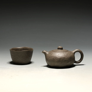 宜兴紫砂壶 杨美琴 明理茶艺 茶壶 无相壶青段 纯全手工 130CC