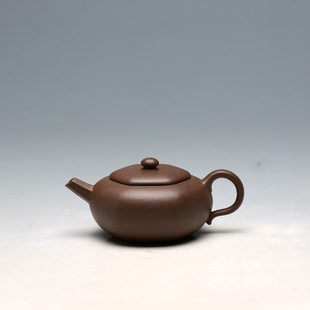 宜兴紫砂茶壶明理 高峰全手工一片成型 圆擀方器 180CC 柿方四式
