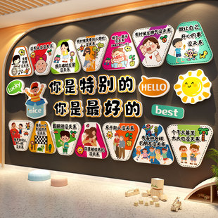 幼儿园环创主题成品走廊托管班机构中心形象墙贴教室布置装饰文化