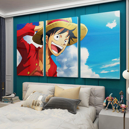 海贼王海报贴纸英雄联盟游戏