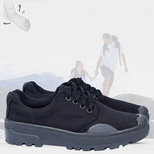 解放鞋男低帮作训鞋加绒胶鞋军训鞋女劳保工地耐磨透气农田干活鞋