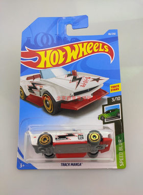 风火轮HotWheels TRACK MANGA 暴走族漫画车 白 2019-86