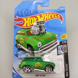 TURF SURF 绿色 2019 直线加速冲浪老爷车 风火轮HotWheels