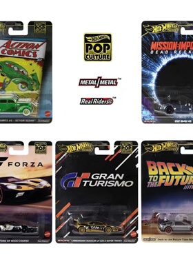 风火轮HotWheel文化流行福特GT宝马M5回到未来合金车模HXD63-L