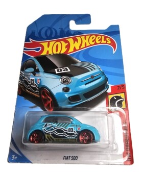 风火轮HotWheels FIAT 500 03号 浅蓝色 2018-FRR84