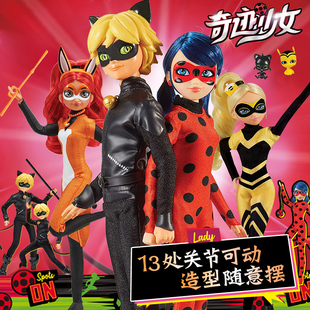 现货美国奇迹少女瓢虫ladybug手办公仔女孩关节洋娃娃玩具人偶