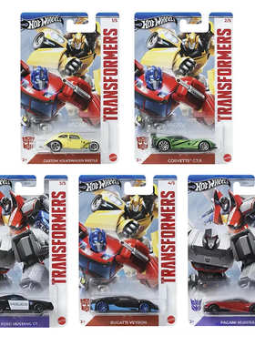 风火轮HotWheels 银标合金车模变形金刚涂装布加迪帕加尼GDG83-G