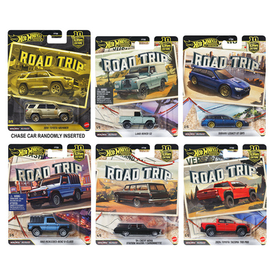 风火轮HotWheels金标公路之旅奔驰G路虎斯巴鲁丰田雪佛兰FPY86-V