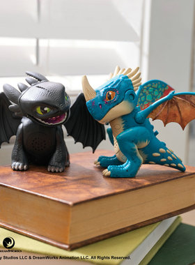 驯龙高手大电影没牙仔可动手办挂件玩偶周边恐龙摆件模型男孩玩具