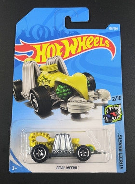 风火轮HotWheels EEVIL WEEVIL 蝎子车 黄 2019-169