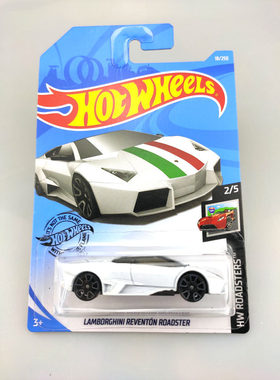 风火轮HotWheels LAMBORGHINI REVENTON ROADSTER 白 2019-18