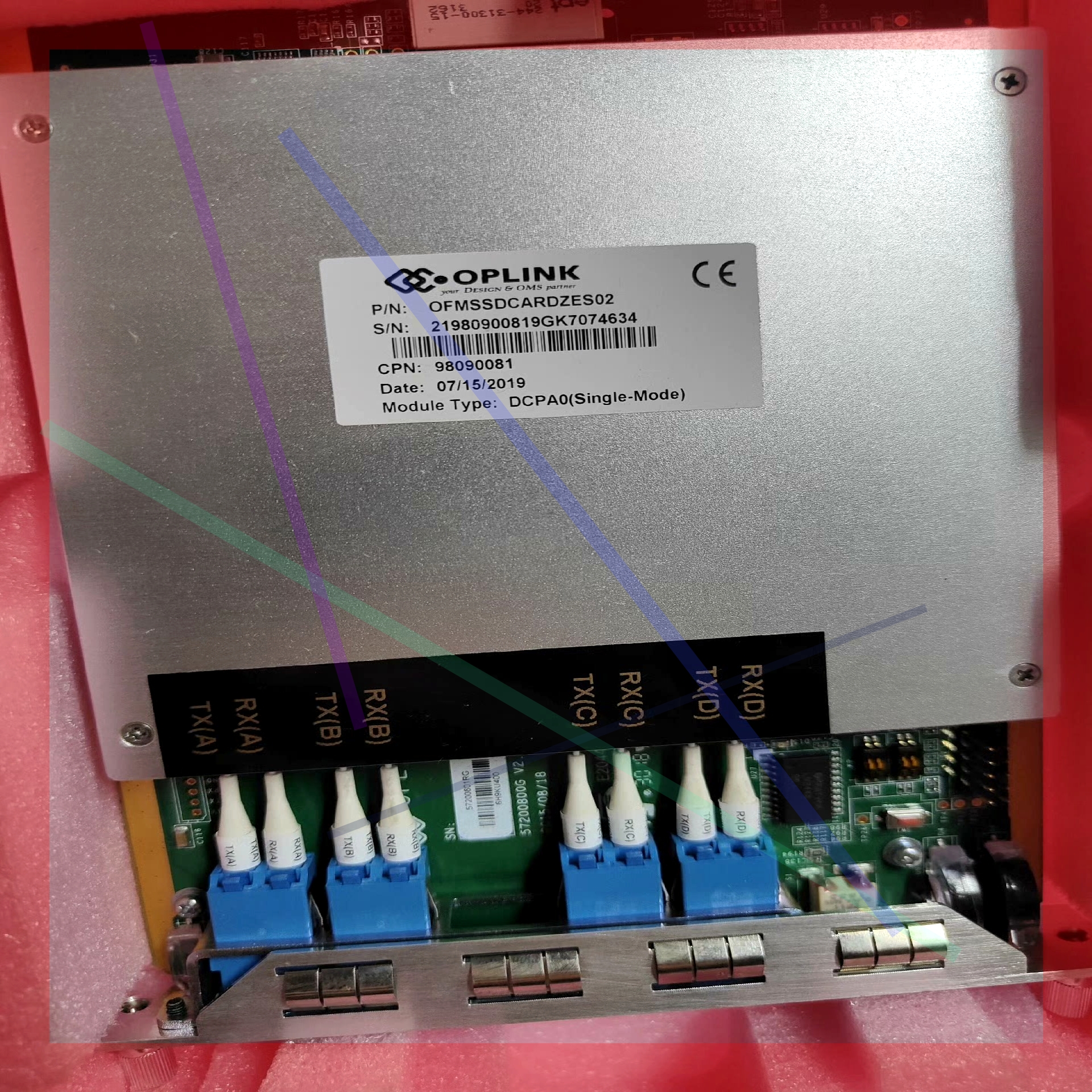议价!OPLINK DCPA0光纤扩展卡OFMSSDCARDZES