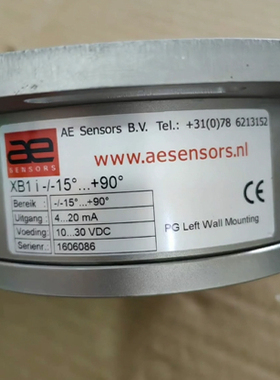 Seika 角度传感器XB1i，Range: -15…+90 N4 X-axis , AE Sensor