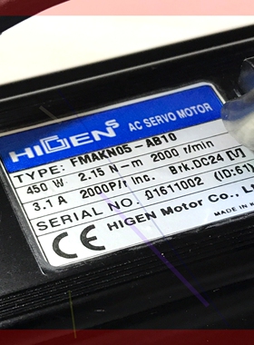 询价!韩国海坚HIGENS伺服电机FMAKN05-AB10