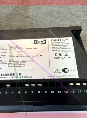 询价!DEIF全新原装控制器RMF-112D 和RMV-112D