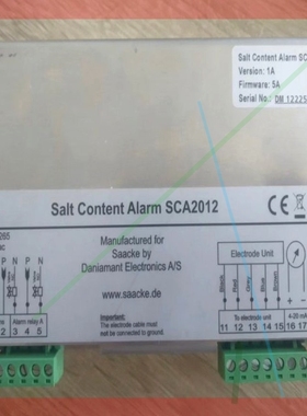 询价!SCA2012 SAACKE报警控制器