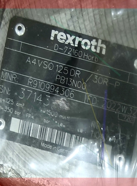 议价!力士乐柱塞泵A4VSO系列 R910999125