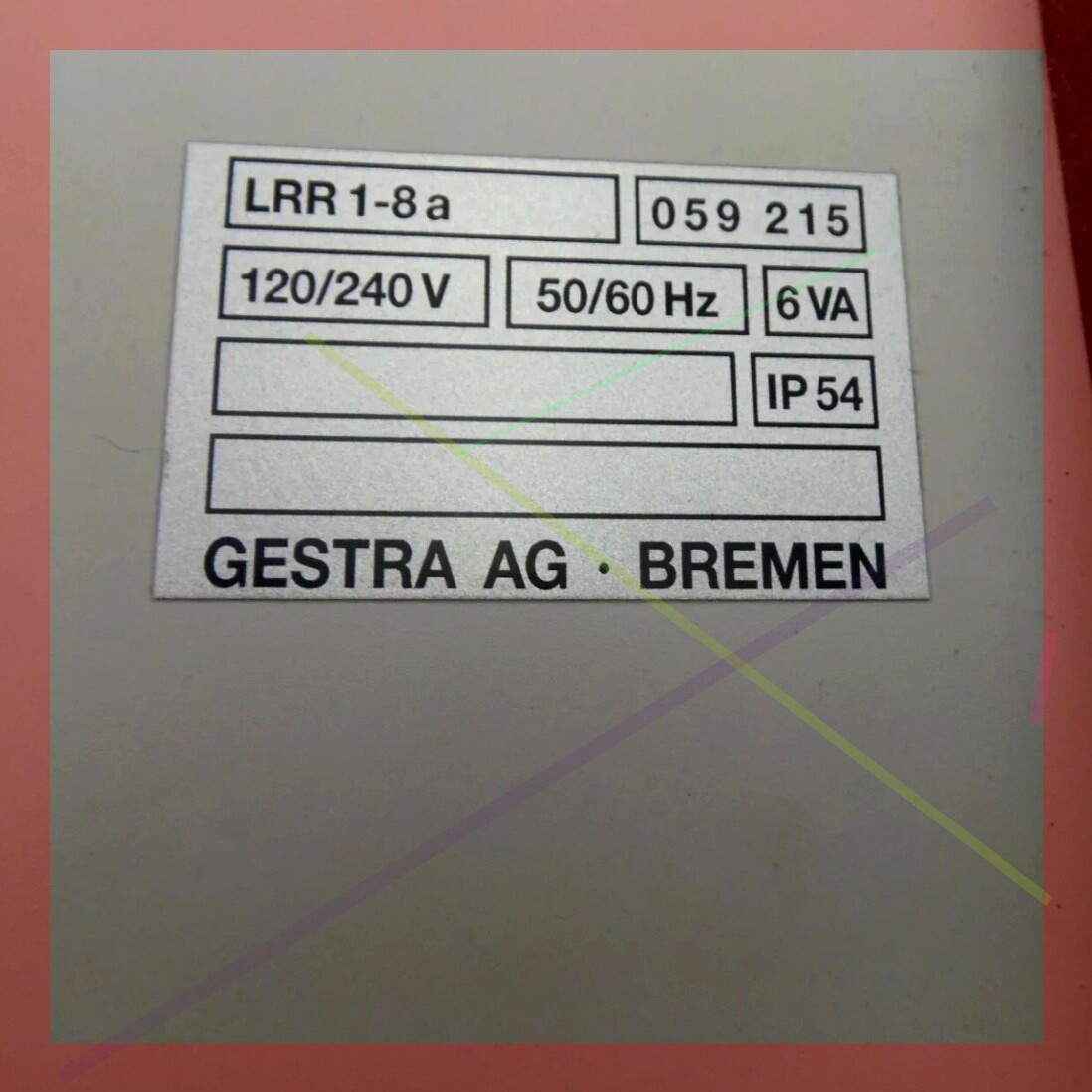 询价!Gestra LRR108排污控制器120/240V 6VA