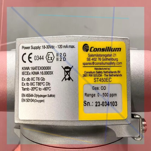 询价!Consilium ST450EC CO Ele  KIWA 16ATEX0008X