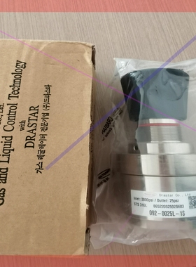 询价!韩国DRASTAR调压阀 092-0025L-1S ,全新原