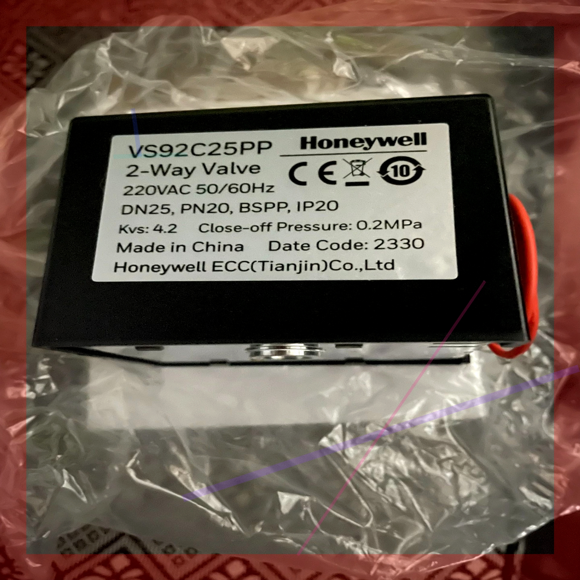 询价!霍尼韦尔风机盘管水阀执行器 VS92C25PP