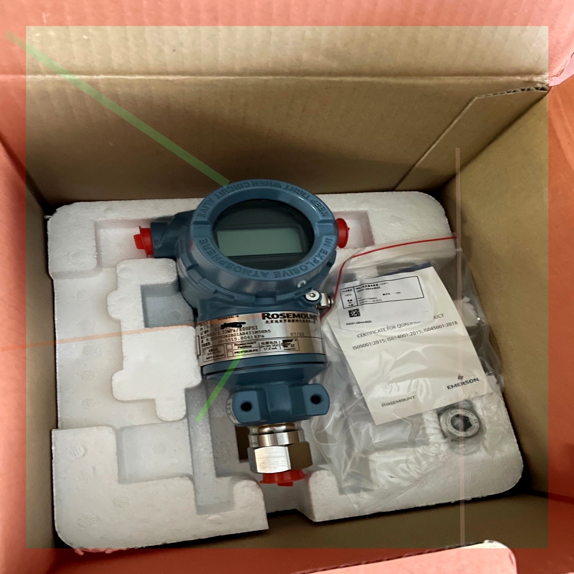 询价!全新罗斯蒙特压力变送器,型号:3051TG3A2B21AB4I1M5HR5