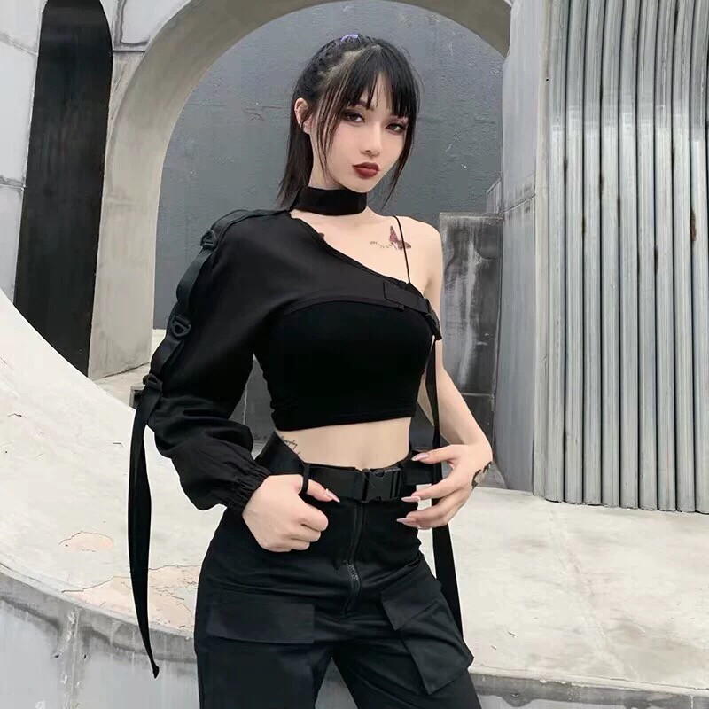 机能风反光单肩长袖子手臂套女短外套ins潮酷不对称运动半截罩衫,女装/女士精品,民族服装/舞台装,淘宝优惠券,粉丝福利购,淘宝优惠卷