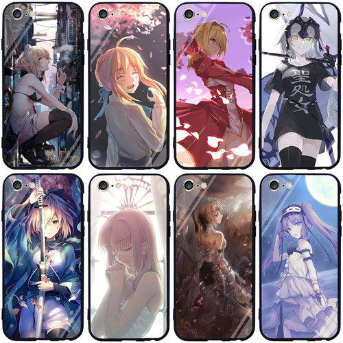 fate手机壳贞德Saber适用opporeno9苹果15 14 13 vivox90小米华为nova10红米note12pro k60荣耀黑鲨一加三星