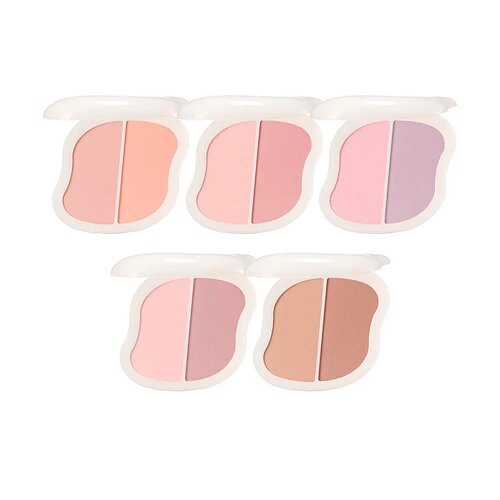 韩国直邮 eglips新品双色哑光腮红 mood layering cheek
