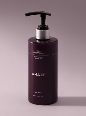 ANAZE 红酒调色洗发露 T06 300ml 红色染后专用 韩国直邮
