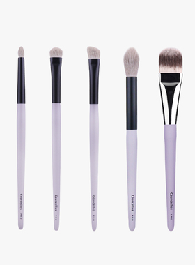 韩国直邮courcelles artist class brushes kit紫色化妆刷5件套装